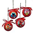 Sesame Street Ball Ornaments 4-Pack